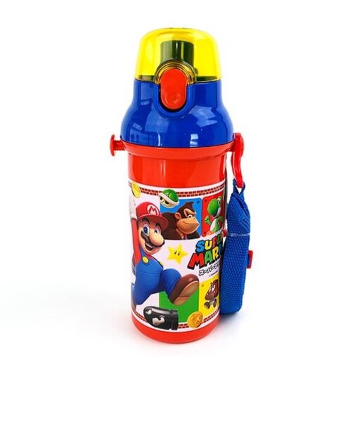 スーパーマリオ 23 抗菌 直飲プラボトル 水筒 ボトル ランチ キッチン 学校 オフィス