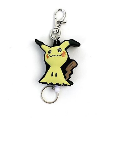 ポケットモンスター ラバーリール キーホルダー ミミッキュ ポケモン リール付き