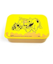 ディズニー くまのプーさん 塗り ランチボックス 紺 弁当箱 ランチ 学校 オフィス塗りランチボックス