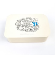 ピーターラビット 塗り ランチボックス 紺 弁当箱 ランチ 学校 オフィス塗りランチボックス