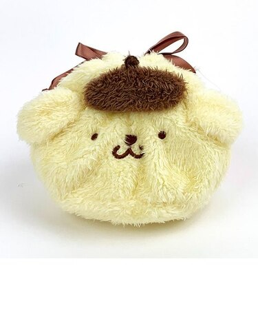 サンリオ ポムポムプリン まんまる巾着 巾着袋 小物入れ イエロー
