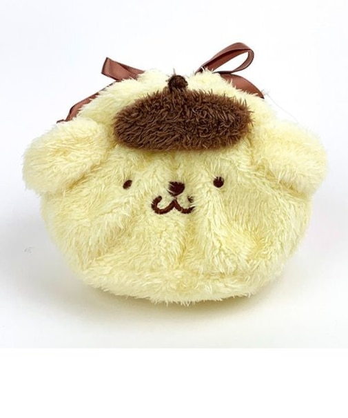 サンリオ ポムポムプリン まんまる巾着 巾着袋 小物入れ イエロー