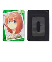 五等分の花嫁 中野四葉 フルカラーパスケース  カードケース グリーン  日本製