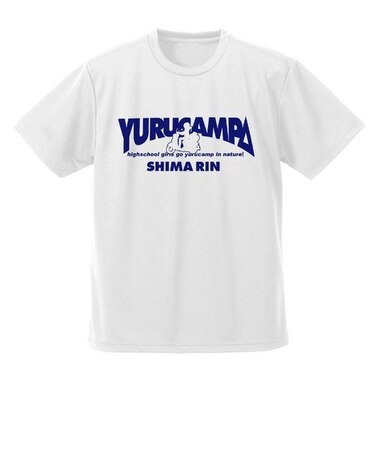 ゆるキャン△ Tシャツ ドライ 志摩リン  ホワイト S