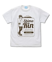 ゆるキャン△ Tシャツ 夏キャン 志摩リン  ホワイト S