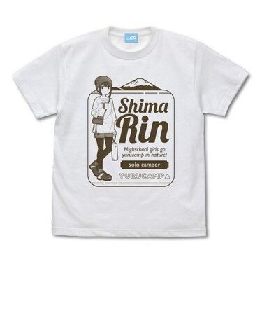 ゆるキャン△ Tシャツ 夏キャン 志摩リン  ホワイト S