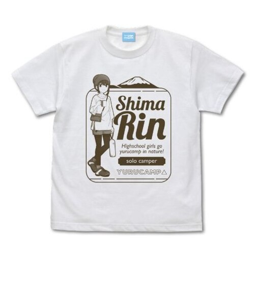 ゆるキャン△ Tシャツ 夏キャン 志摩リン  ホワイト S