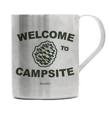 ゆるキャン△ 映画『ゆるキャン△』 松ぼっくりキャンプ場 二層ステンレスマグカップ コップ   日本製