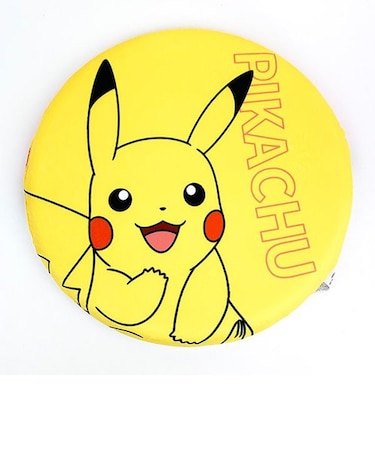ポケットモンスター ピカチュウ モンスターボール 低反発もちもちシートクッション インテリア イエロー