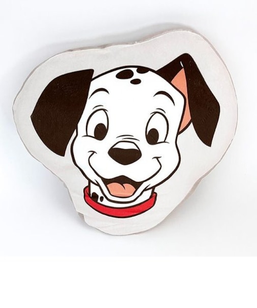 ディズニー 101匹わんちゃん もちもちフェイスクッション インテリア ホワイト