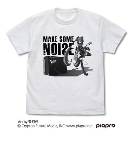 初音ミク Tシャツ 雪月佳Ver. 半袖 Lサイズ ホワイト