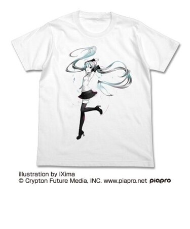 初音ミク V4X Tシャツ 半袖 Sサイズ ホワイト