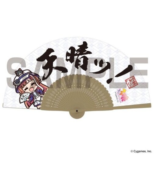 ウマ娘 秋川やよいの天晴ッ！ 扇子 せんす うちわ ホワイト