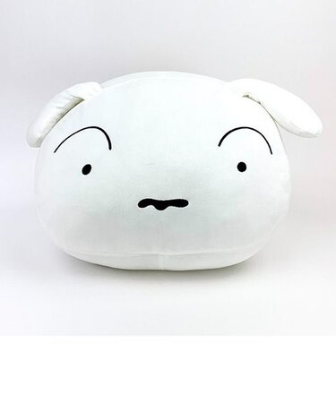 クレヨンしんちゃん ハグミークッション シロ インテリア 白