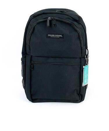 オサムグッズ リュック ラウンド グレーロゴ リュック バッグ 通学 旅行 学校