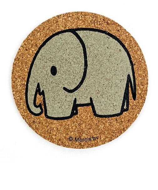 ミッフィー DB/S2 ダイカットコースター ぞう dick bruna コップ敷き   日本製