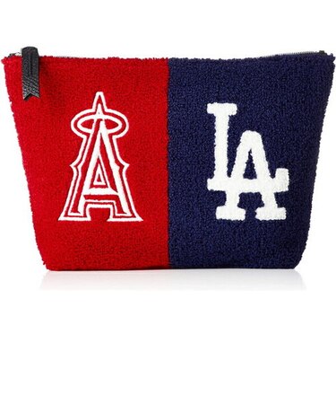 MLB サガラポーチ エンゼルス ドジャース(RED×BLUE) 野球グッズ メジャーリーグベースボール