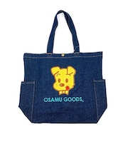 オサムグッズ ドッグデニムトートバッグ OSAMUGOODS 刺? ネイビー