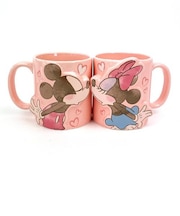 ディズニー ペアマグカップ （ミッキー＆ミニー） ピンク Disney
