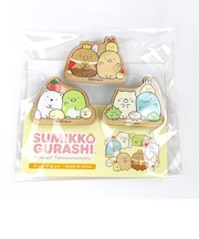 すみっコぐらし クリップ3個セット （たべものおうこく） 文具 日本製