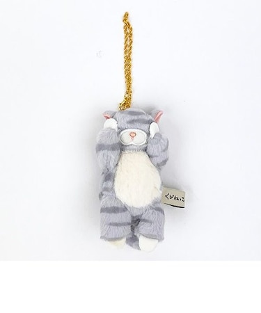 りぶはあと くびねっこ マスコット サバトラ ボールチェーン キーホルダー ぬいぐるみ