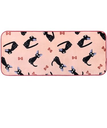 スタジオジブリ 魔女の宅急便 ジジ ロングマット  キッチン ピンク