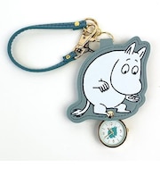 ムーミン ダイカットレザーキーチェーンウォッチ ムーミン 時計 ブルー