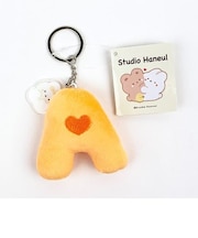 スタジオハヌル イニシャルマスコット A キーホルダー オレンジ