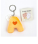 スタジオハヌル イニシャルマスコット A キーホルダー オレンジ