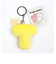 スタジオハヌル イニシャルマスコット T キーホルダー イエロー