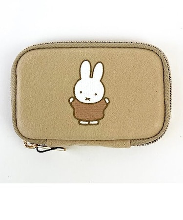 ミッフィー miffy カードケース (ベ―ジュ) 名刺入れ