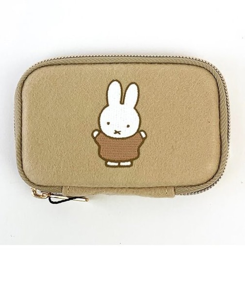 ミッフィー miffy カードケース (ベ―ジュ) 名刺入れ