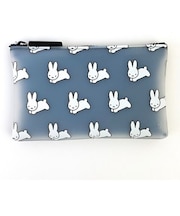 ミッフィー NUU クリア シリコンポーチ うさぎ ホワイト