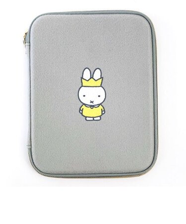 ミッフィー miffy マルチポーチ (グレー) 母子手帳ケース 通帳ケース