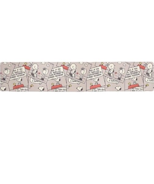 スヌーピー キュートコミック ロングマット PEANUTS キッチン グレー