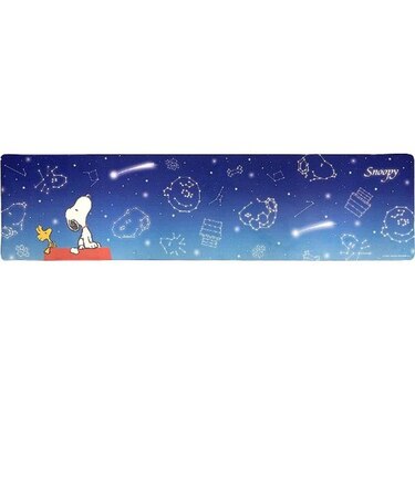 スヌーピー ロングマット(星空スヌーピー) PEANUTS キッチン ブルー