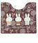 ミッフィー miffy トイレマット（ラインアート） Dick Bruna トイレ ブラウン