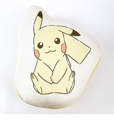 ポケットモンスター ピカチュウ もちもちダイカットクッション インテリア イエロー