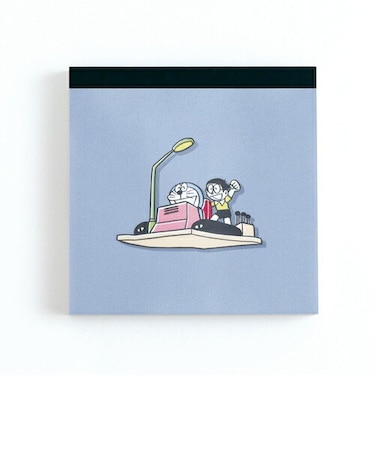 ドラえもん メモパッド・スクエア タイムマシン メモ帳 文具 学校 オフィス