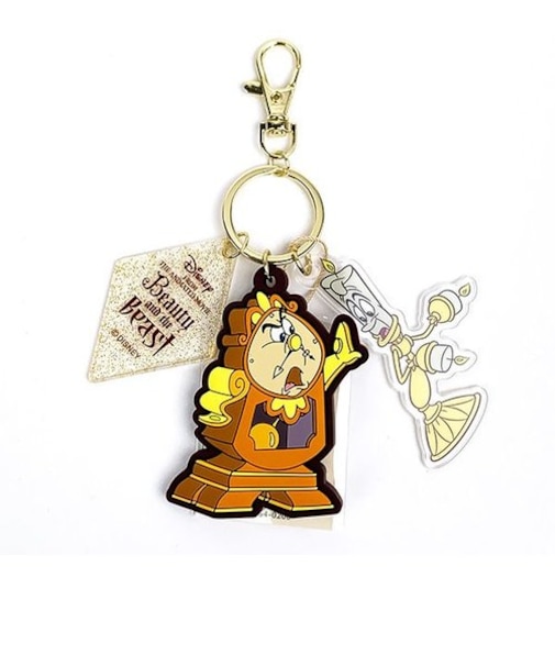 ディズニー 美女と野獣(コグスワース) ラバーチャーム Disney アコモデ ACCOMMODE