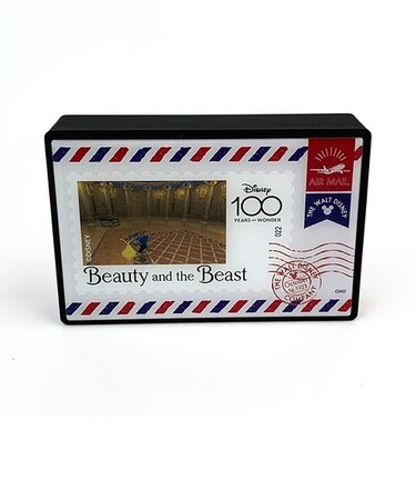 ディズニー100周年 ガラスワイヤレススピーカー 美女と野獣 Bluetooth Disney