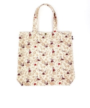 ムーミン ピクニック刺繍帆布 トートバッグ 手提げ 約14リッター