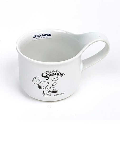 スヌーピー カフェマグ(S) シェフスヌーピー PEANUTS ホワイト 日本製