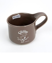 スヌーピー カフェマグ(S) シェフスヌーピー PEANUTS ブラウン 日本製