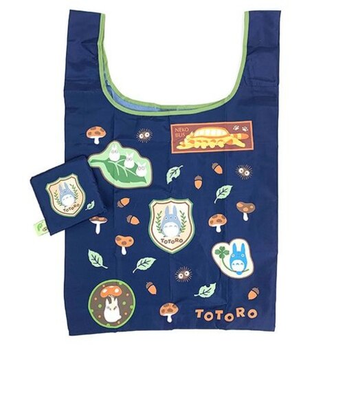 スタジオジブリ となりのトトロ エコバッグ トトロアイコン 折りたたみバッグ マルシェバッグ