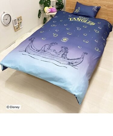 ディズニー ラプンツェル 掛ふとん&枕カバー2点セット 布団 まくら 寝具 ラプンツェルBL