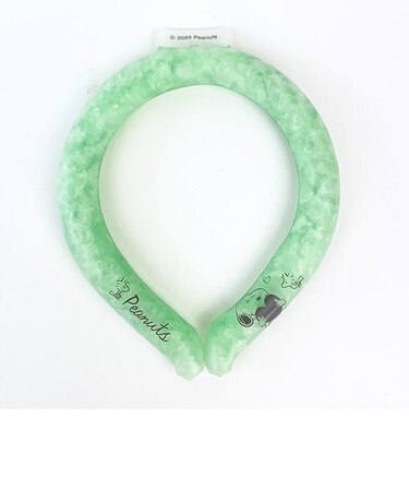 スヌーピー COOLISH TUBE クーリッシュチューブ ネッククーラー M 大人用 サマー グリーン