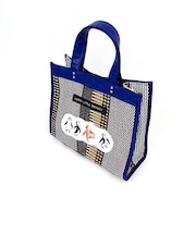 おさるのジョージ カラフルスクエアバッグ Curious George ネイビー