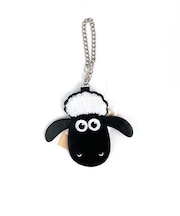 ひつじのショーン ミラーチャーム ブラック 手鏡