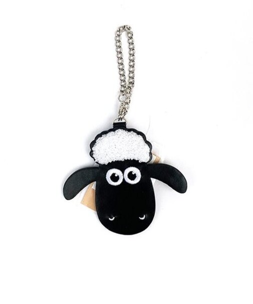 ひつじのショーン ミラーチャーム ブラック 手鏡